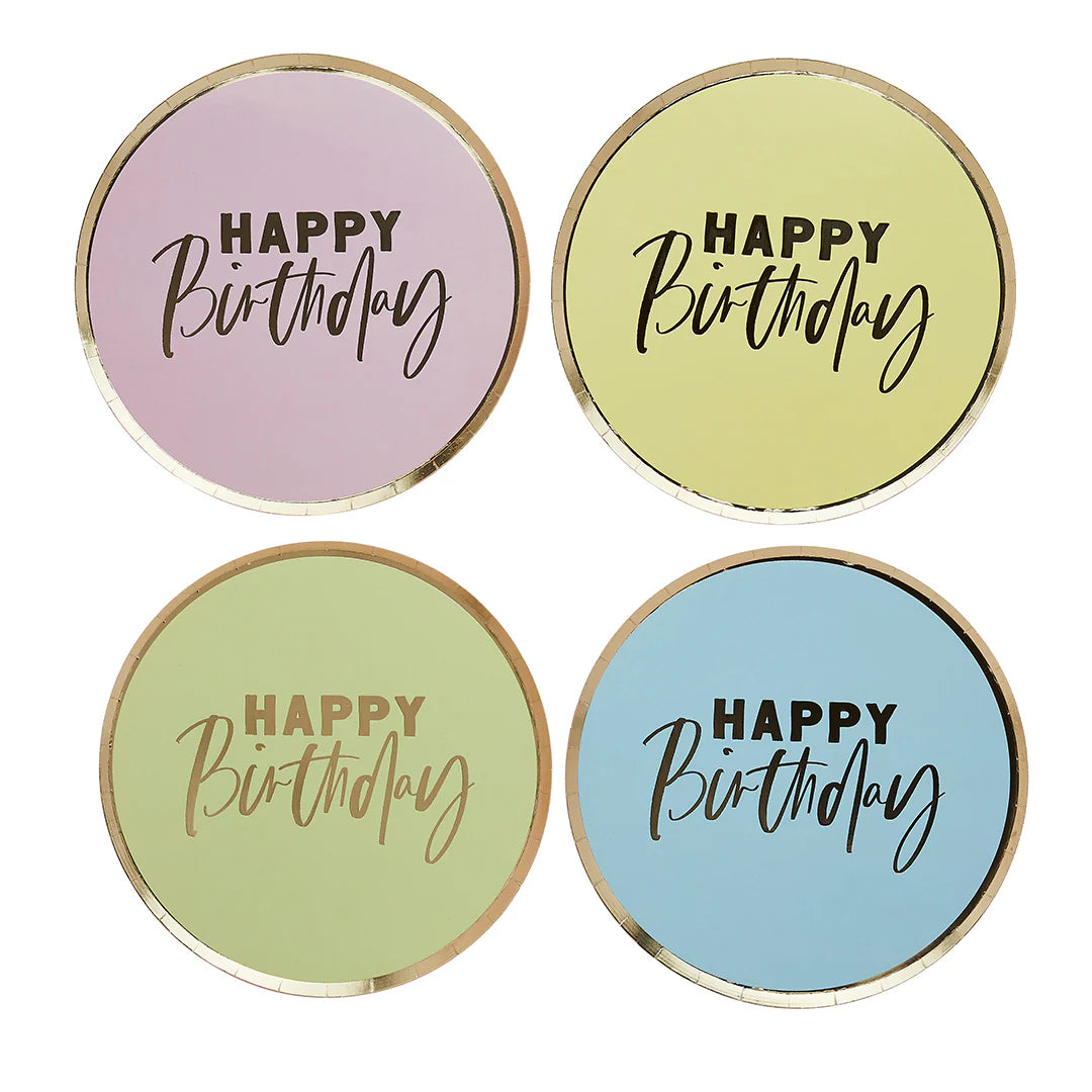 Birthday sale paper plates