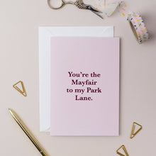 Mayfair Park Lane | Valentine's Greeting Card | Anniversary