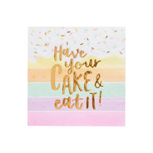 Pastel Cake Paper Napkins