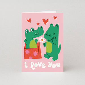 I Love You Crocs Valentine’s Card