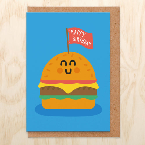 McBurger Birthday Card