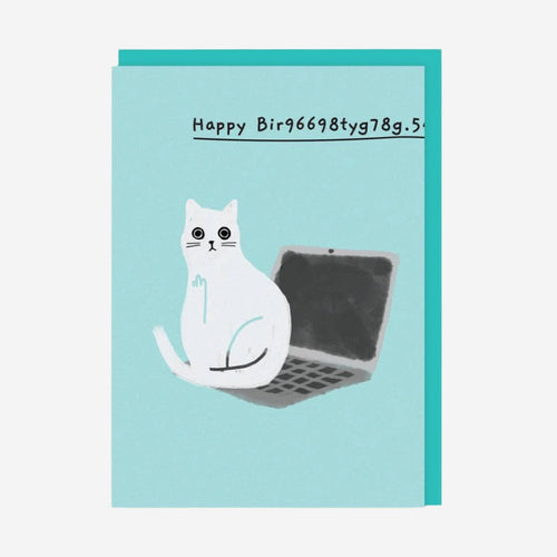 Happy Bir9669.. Laptop Greeting Card