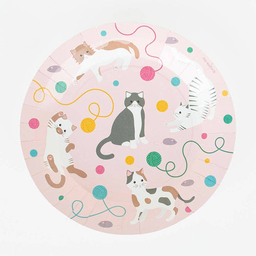 Cat Party Plates