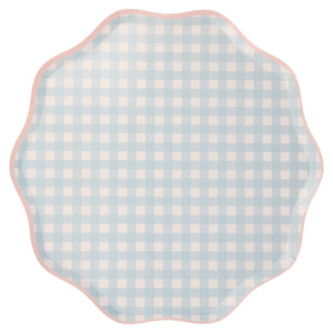 Gingham Dinner Plates by Meri Meri