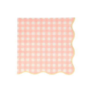 Gingham Large Napkins by Meri Meri