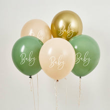 Baby Sage & Nude Inflated Balloon Bouquet