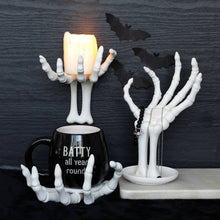 Gothic Halloween Skeleton Hand Jewellery Holder