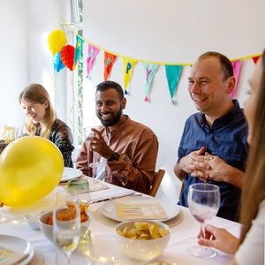 Rainbow Happy Birthday Fabric Bunting - 3m