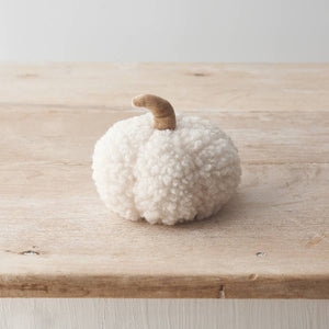 White Sherpa Pumpkin 11cm