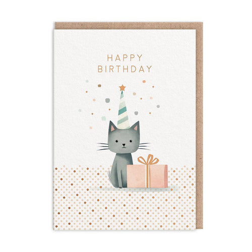 Cat Happy Birthday Card (11246)