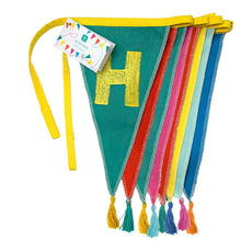 Rainbow Happy Birthday Fabric Bunting - 3m