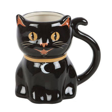 Spooky Black Cat Shaped Halloween Mug