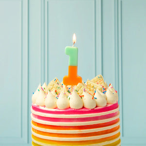 Multicoloured Number Candles