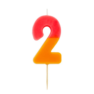 Multicoloured Number Candles