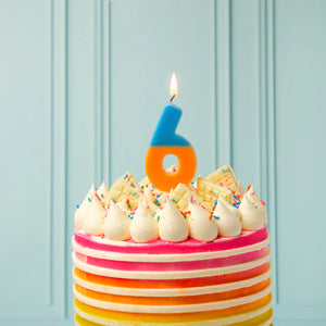 Multicoloured Number Candles