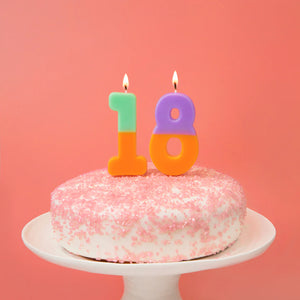 Multicoloured Number Candles