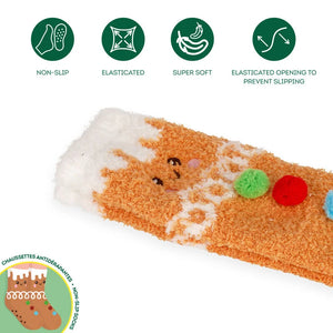 Legami Gingerbread Non-Slip Socks - Kid