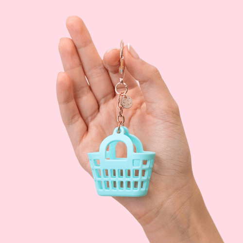 Seafoam Itty Bitty Rosie Key Ring Bag Charm by Sun Jellies