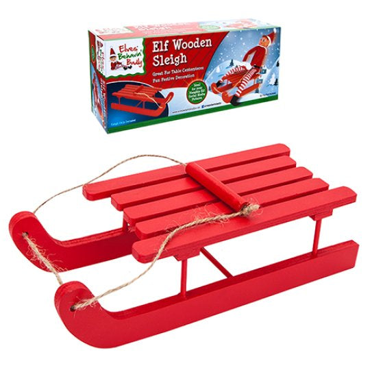 Elf Wooden Sleigh