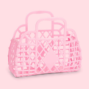 Retro Basket Jelly Bag - Mini | Bubblegum Pink