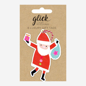 Santa with a Sack Christmas Gift Tag