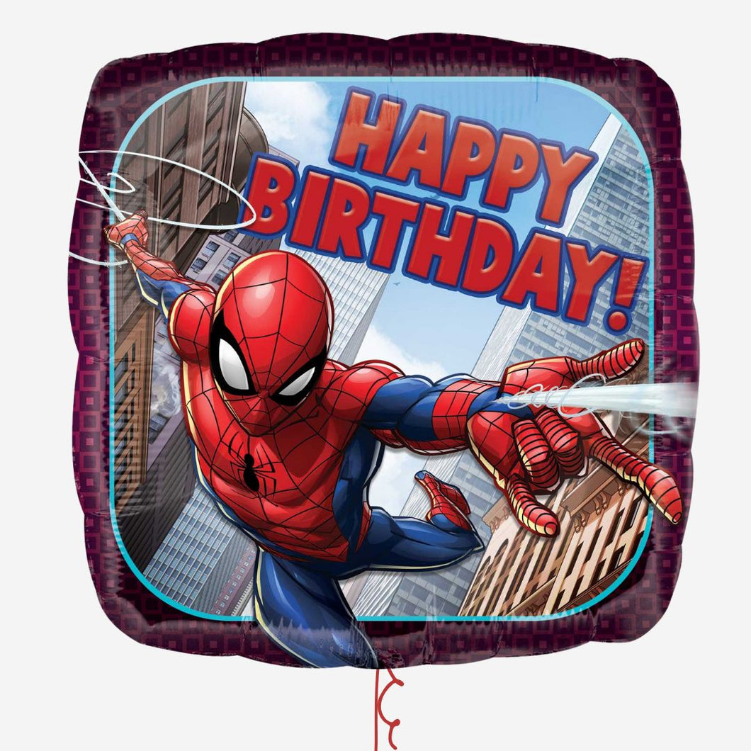 Spider-Man Happy Birthday Inflated Foil Balloon