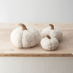 White Sherpa Pumpkin 11cm