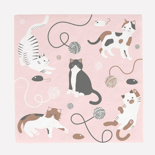 Cat Party Napkins