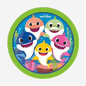 Baby Shark Paper Plates