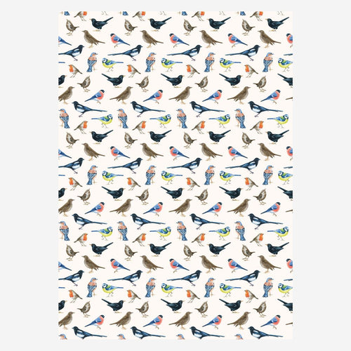 Birdsong Cream Birds 3M Wrapping Paper Roll