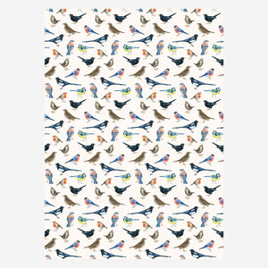 Birdsong Cream Birds 3M Wrapping Paper Roll