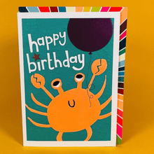 Birthday Crab Card by Paper Salad