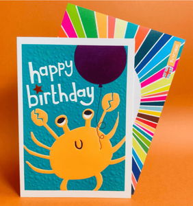 Birthday Crab Card by Paper Salad