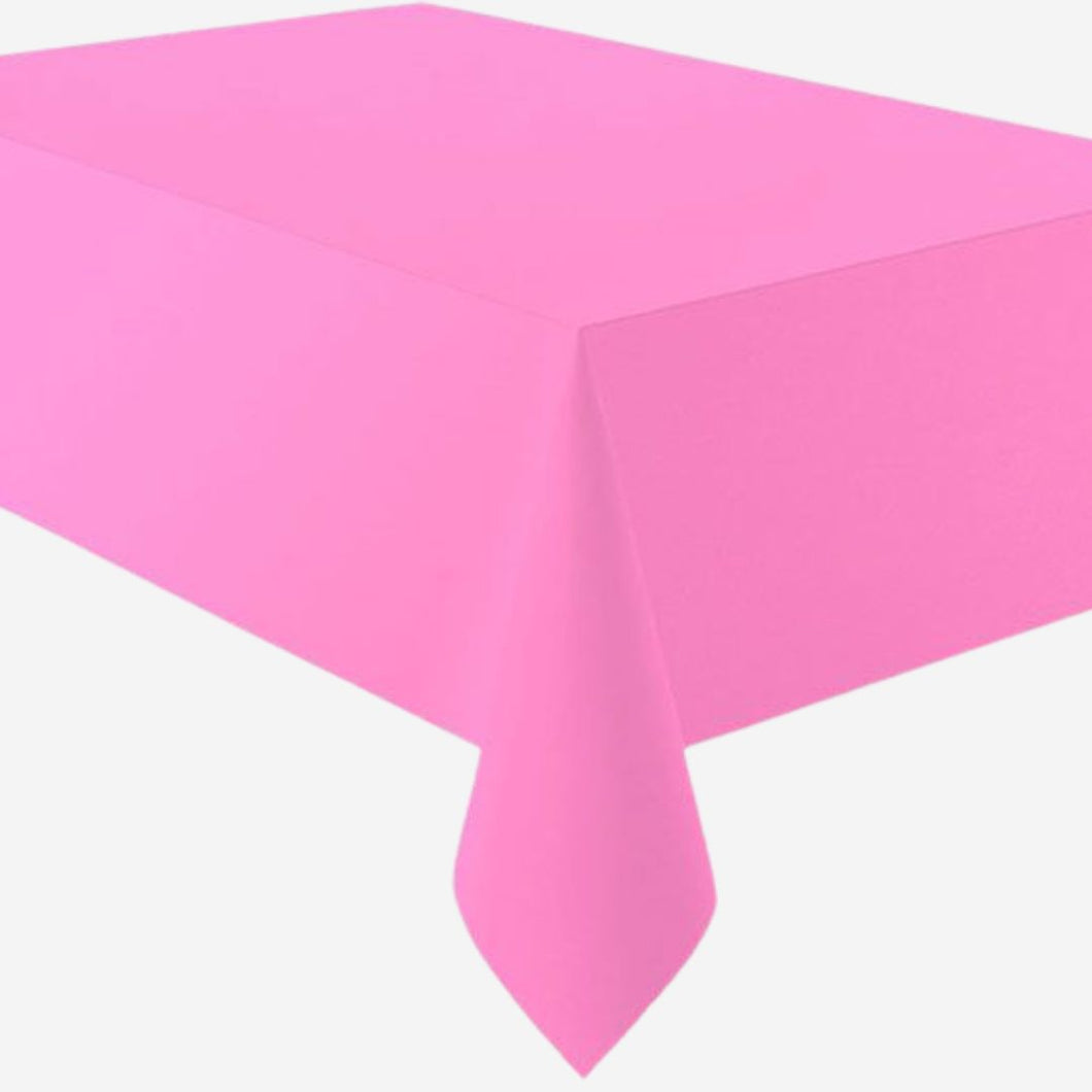 Bubblegum Pink Paper Tablecover