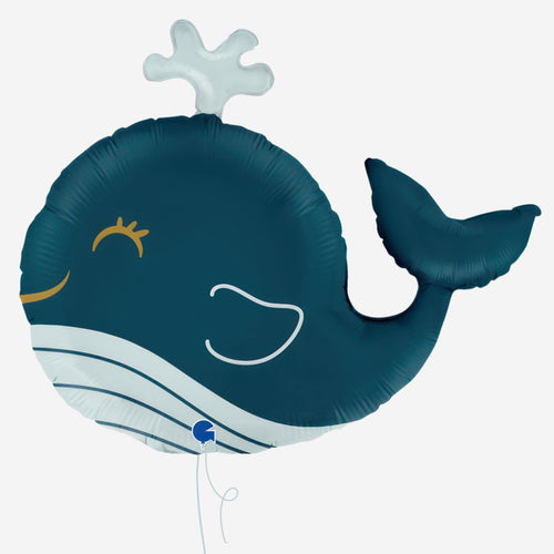 Funny Whale Inflated Foil Balloon