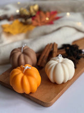 Light Brown Autumn  Pumpkin Candle