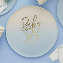 Blue 'Baby Boy' Paper Plates