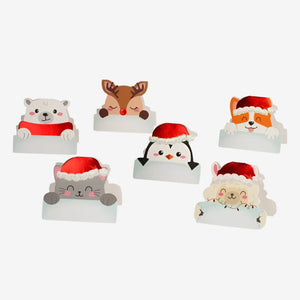 Set of 12 Christmas place cards - Legami