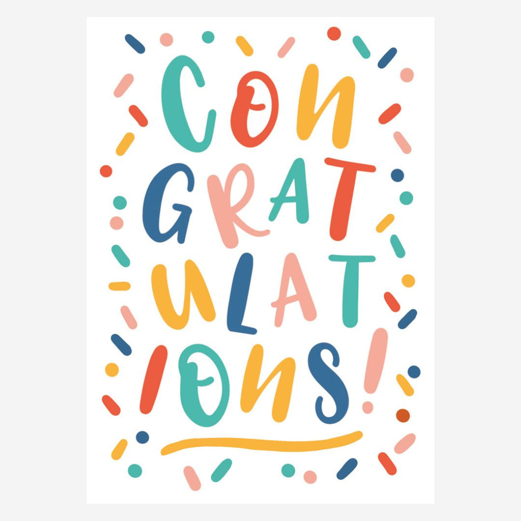 Congratulations Text Card