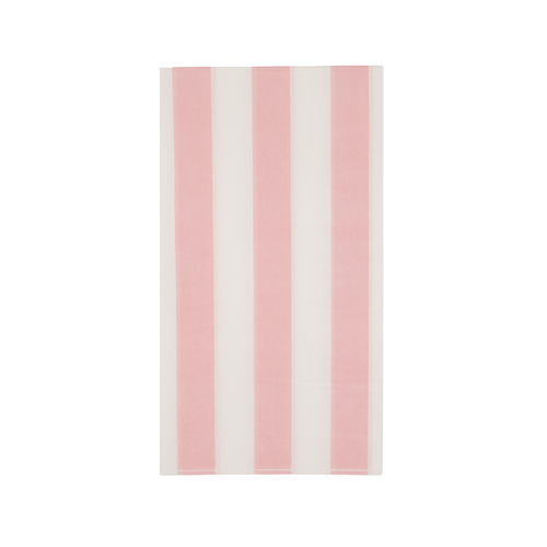 Petal Pink Cabana Stripe Guest Towel Napkins