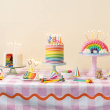 Large Rainbow Happy Birthday Candle