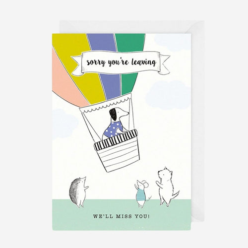 We'll Miss You Greetings Card