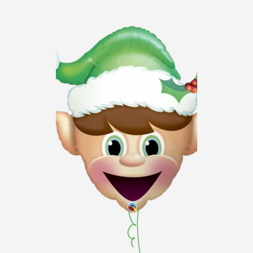 Christmas Elf Inflated Foil Balloon