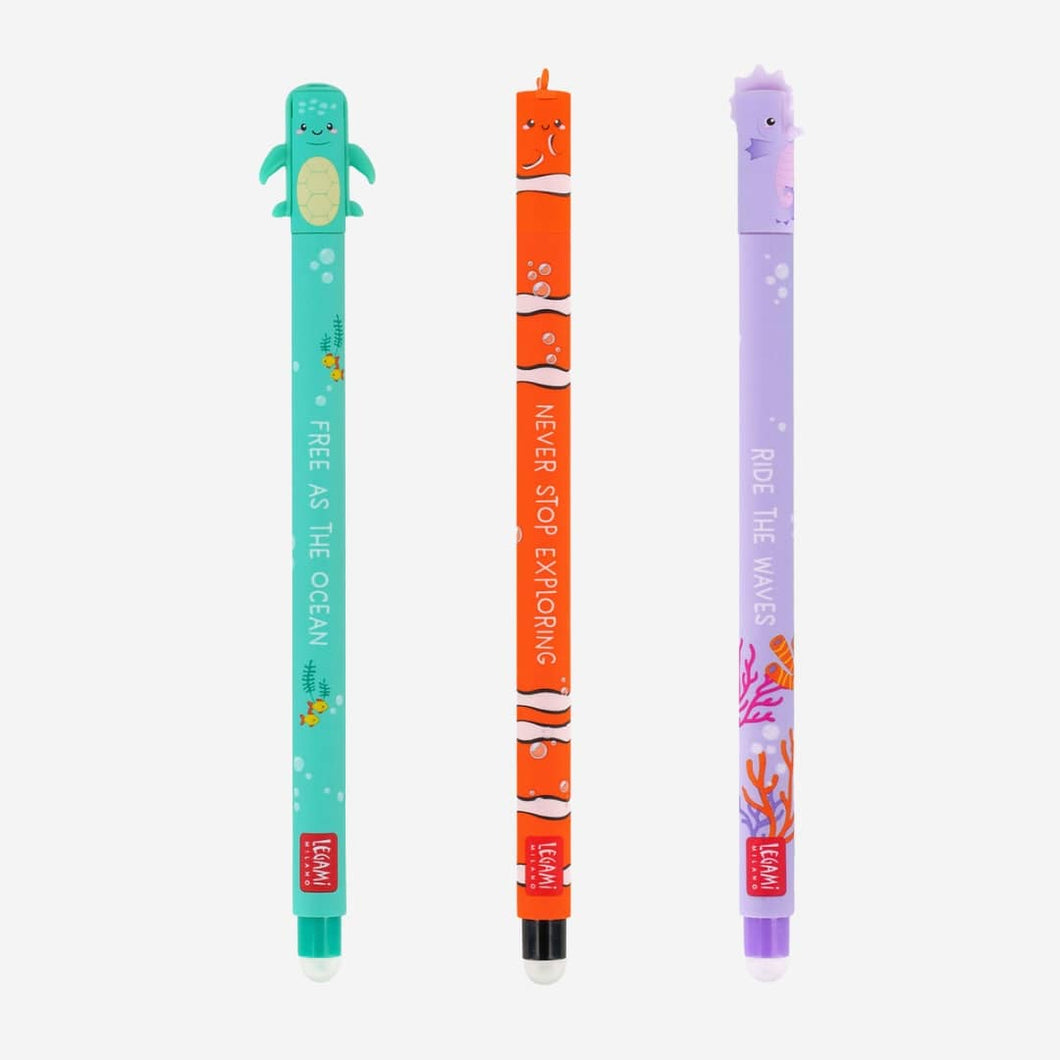 Set of 3 Erasable Gel Pens