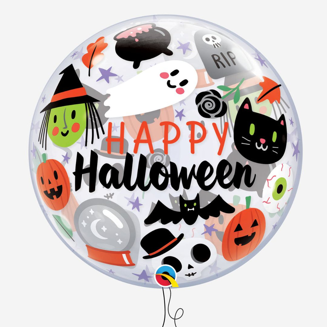 Everything Halloween Inflated Bubble Balloon