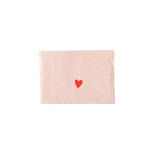 Valentine Love Note Shaped Napkin