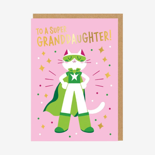 Granddaughter Super Greeting Card