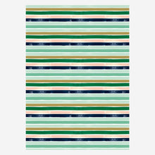 Green Stripes Wrapping Paper Roll