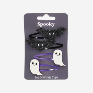 Set of 4 Spooky Hair Clips