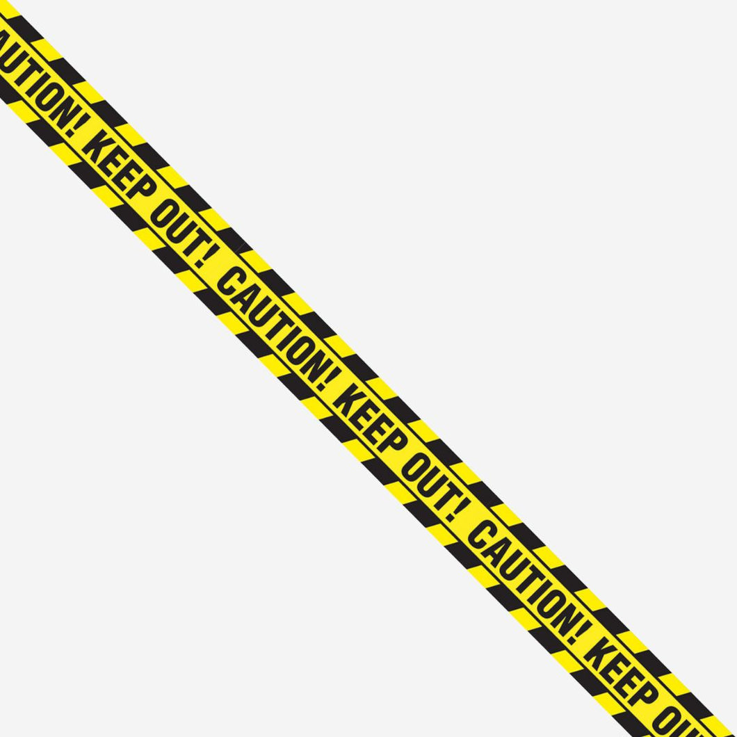 Halloween Caution Tape Banners 6.1m